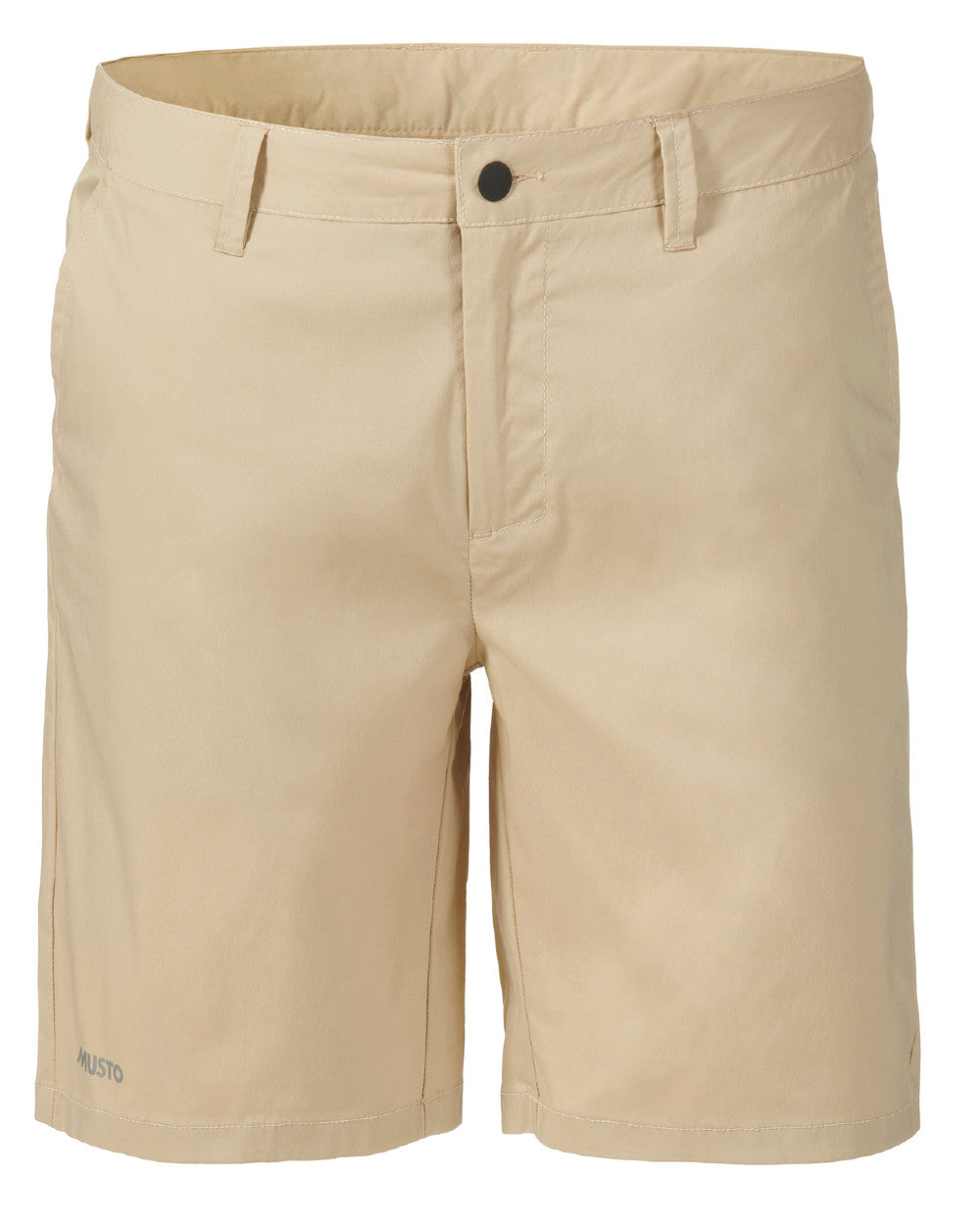 Beige Coloured Musto Mens RIB Fast Dry Shorts On A White Background