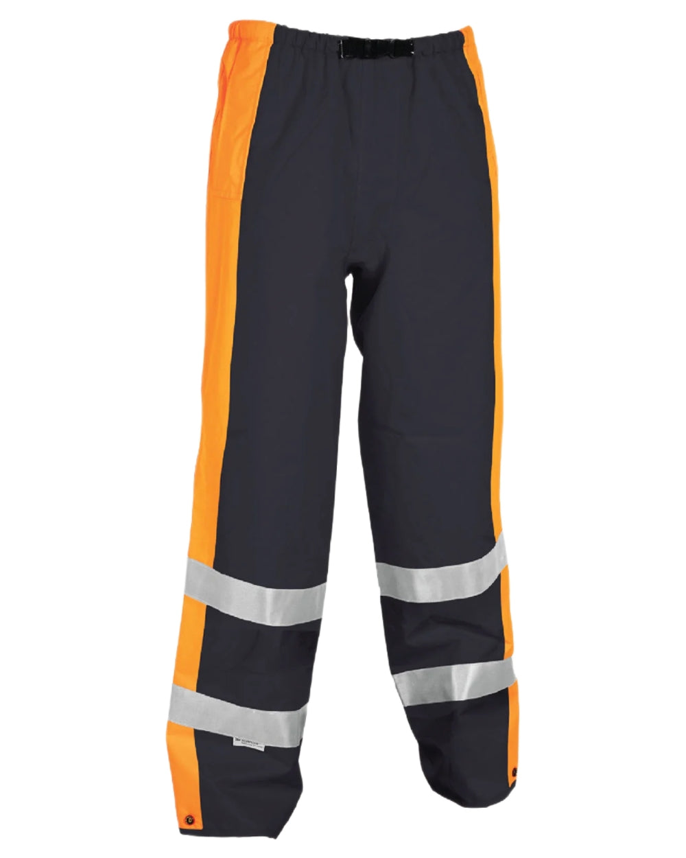 Fluoro Orange Navy coloured Betacraft ISO940 Ranger Overtrousers on white background