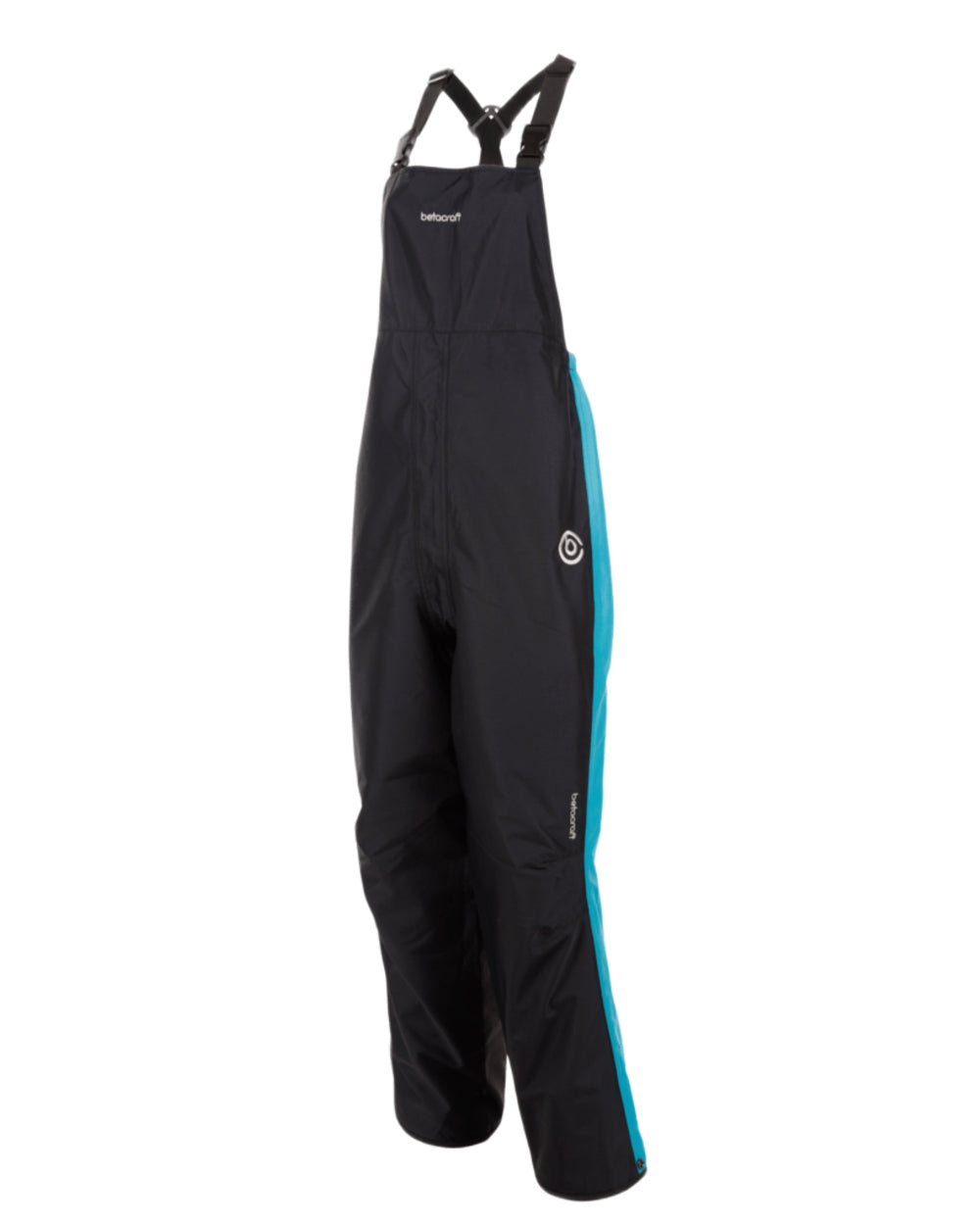 Charcoal Blue Coloured Betacraft Womens ISO940 Bib Over Trousers on white background