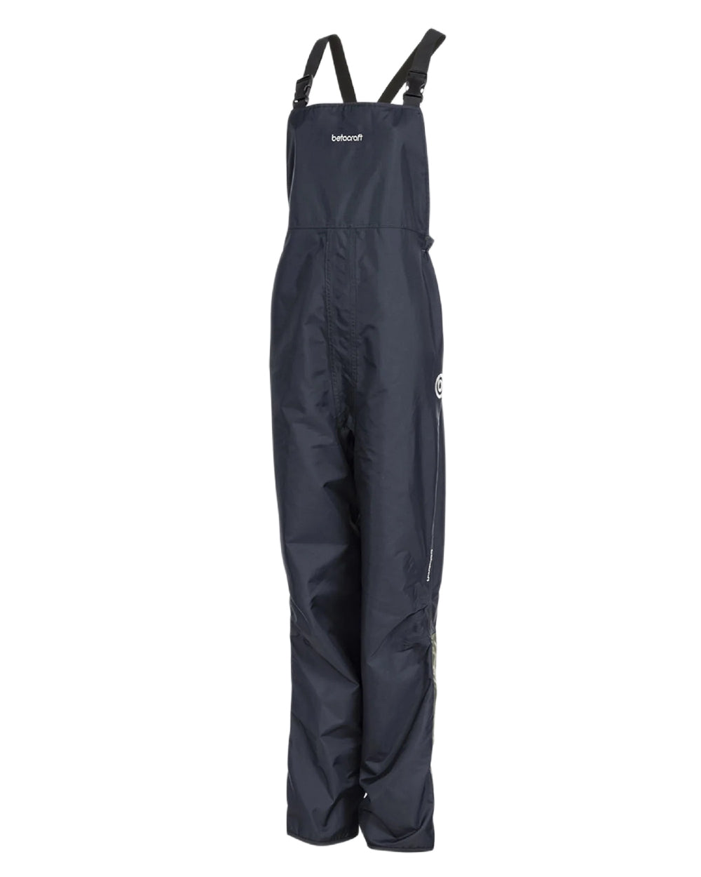 Black Saddle Coloured Betacraft ISO940 Eco Over Trouser on white background