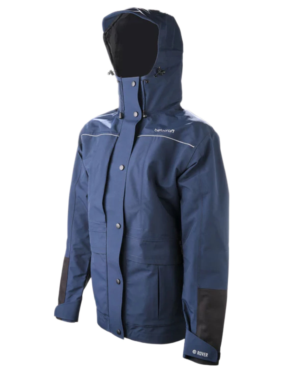 Dark Navy coloured Betacraft Womens Rover Jacket on white background