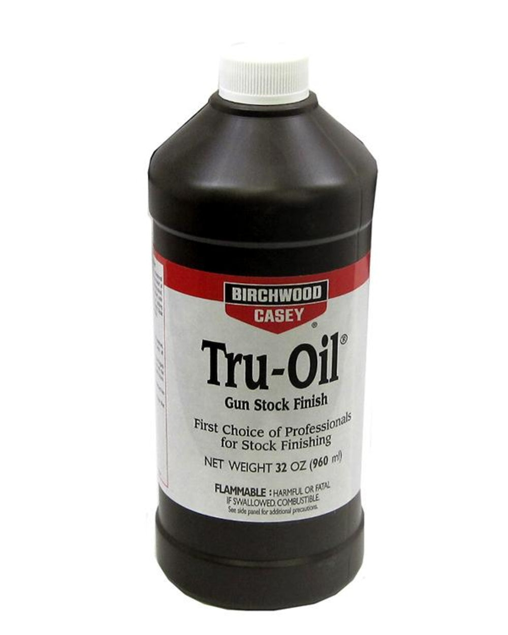 Birchwood Casey Tru-Oil Stock Finish Liquid On White Background
