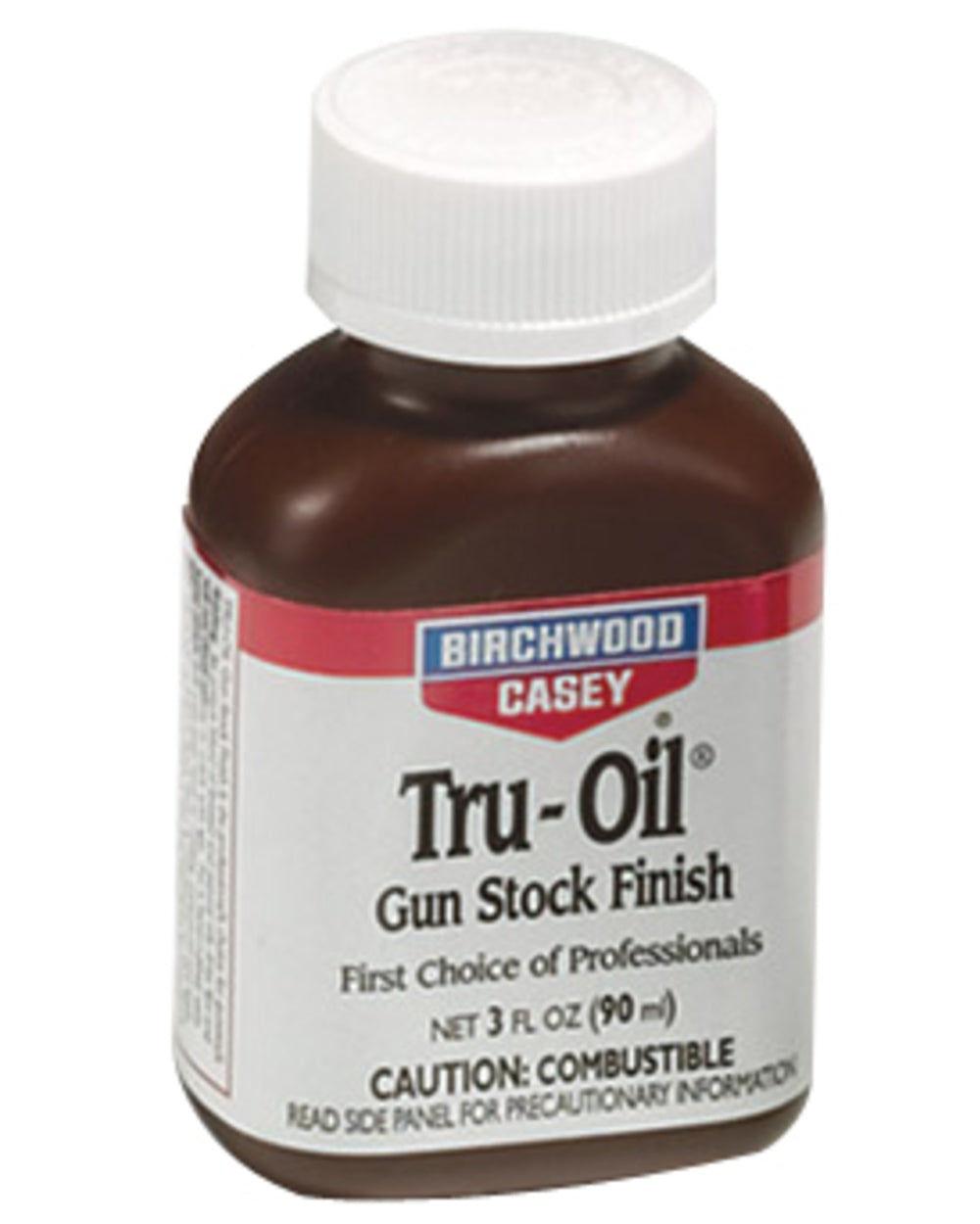 Birchwood Casey Tru-Oil Stock Finish on white background