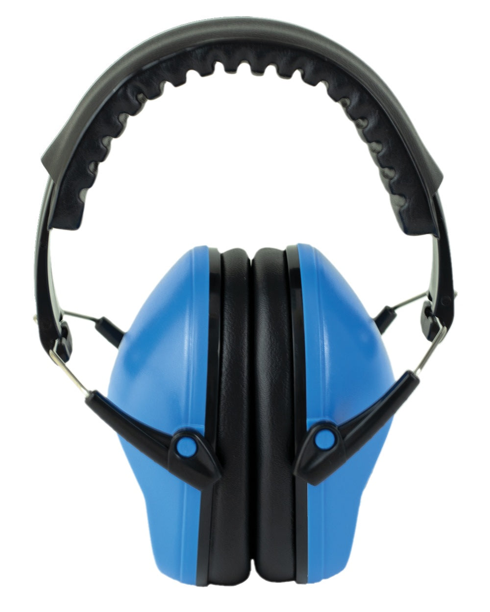 Light Blue Coloured Bisley Compact Hearing Protection on white background