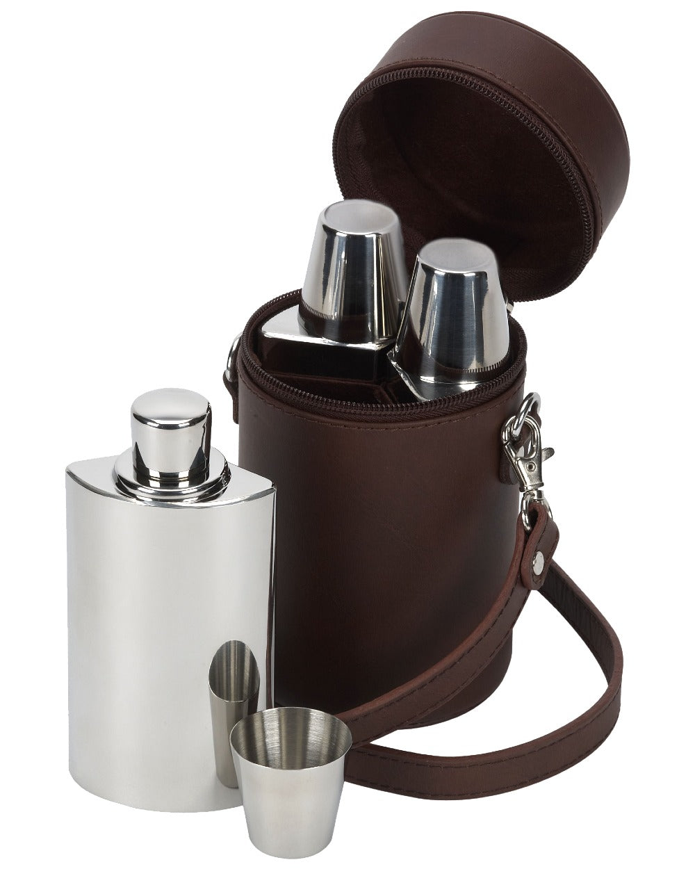 Bisley David Nickerson Travel Bar Whisky Set on white background