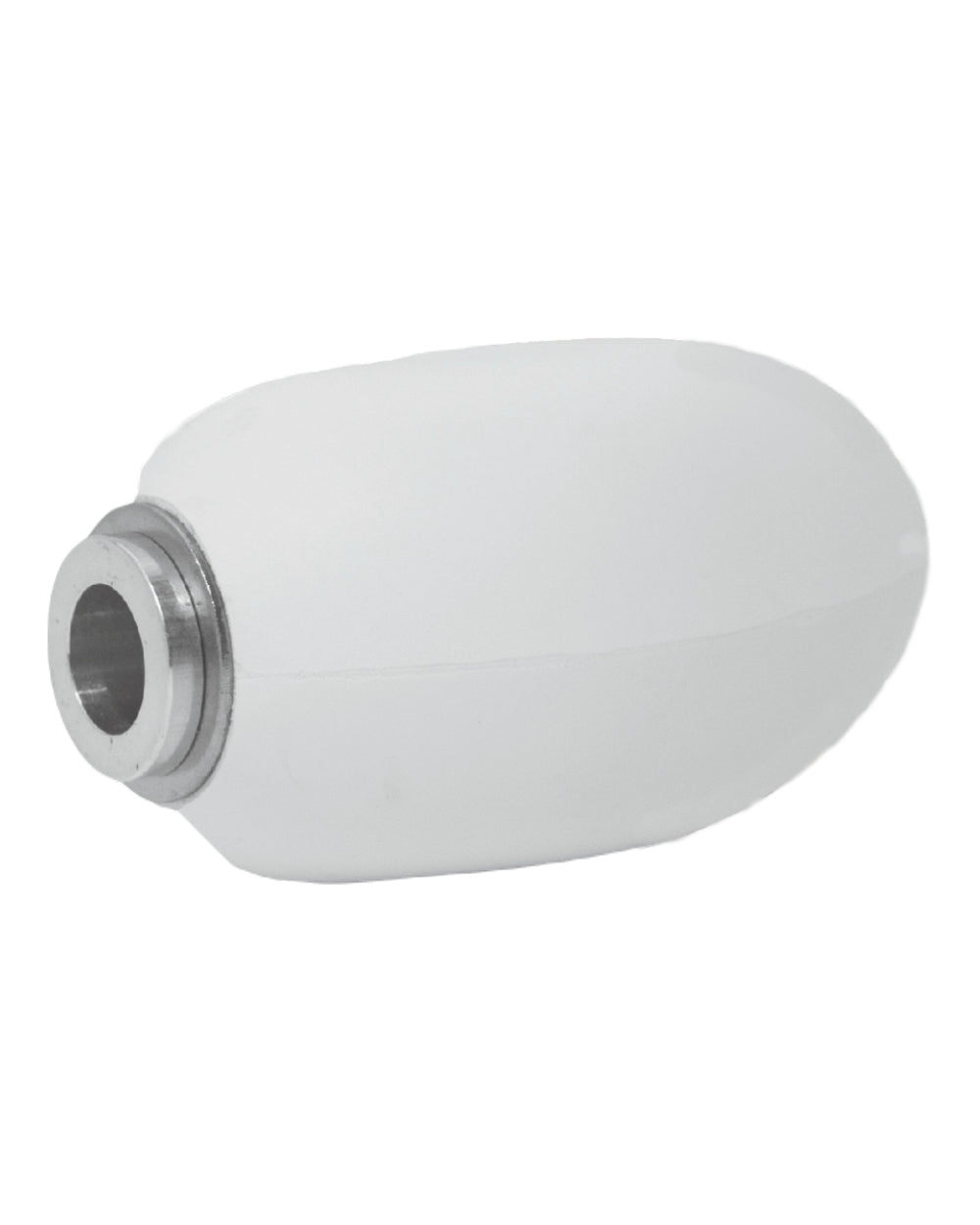 White Coloured Bisley Dummy Launcher Dummy Plastic PVC on white background