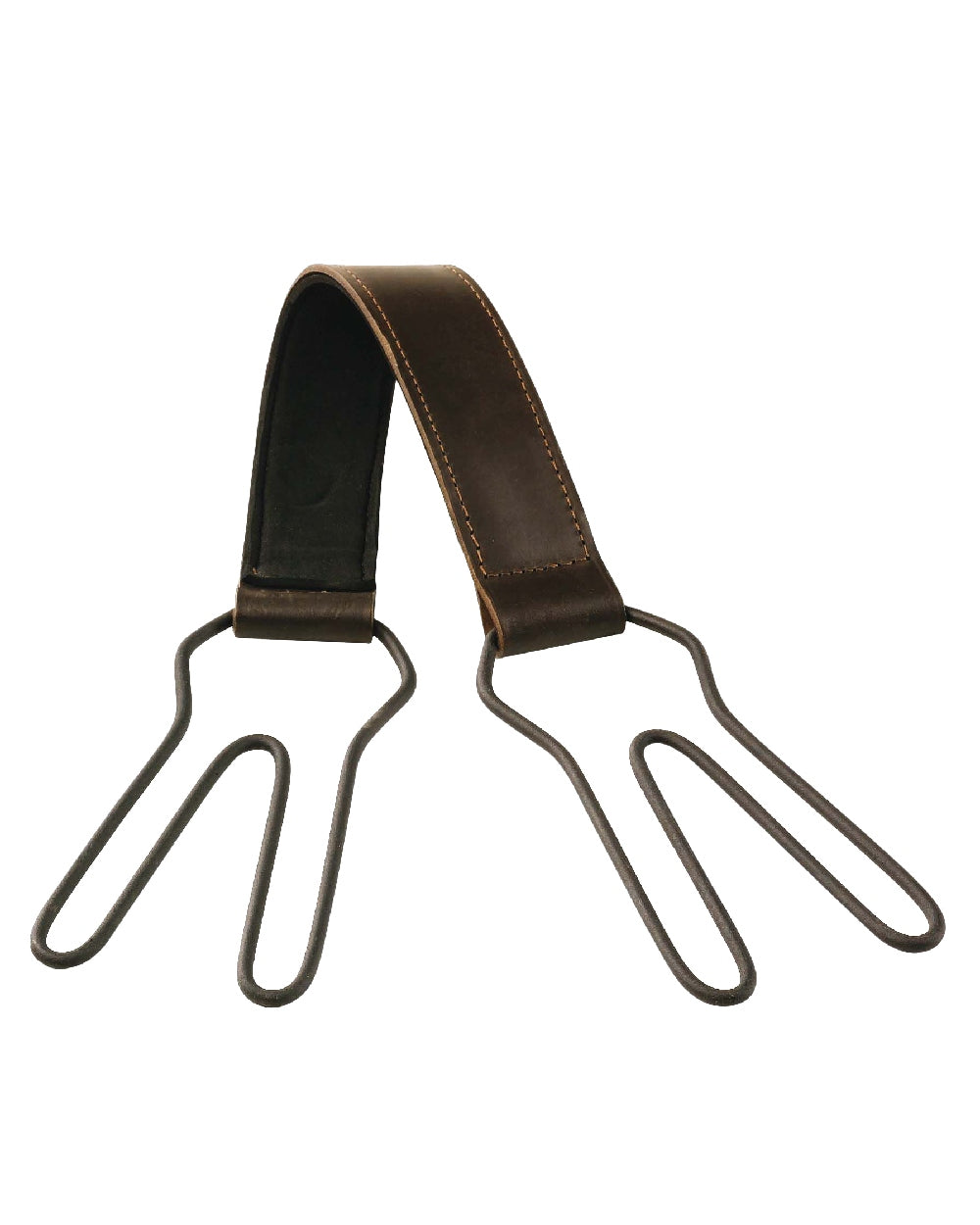 Double Loop Size Bisley Leather Game Carriers on white background