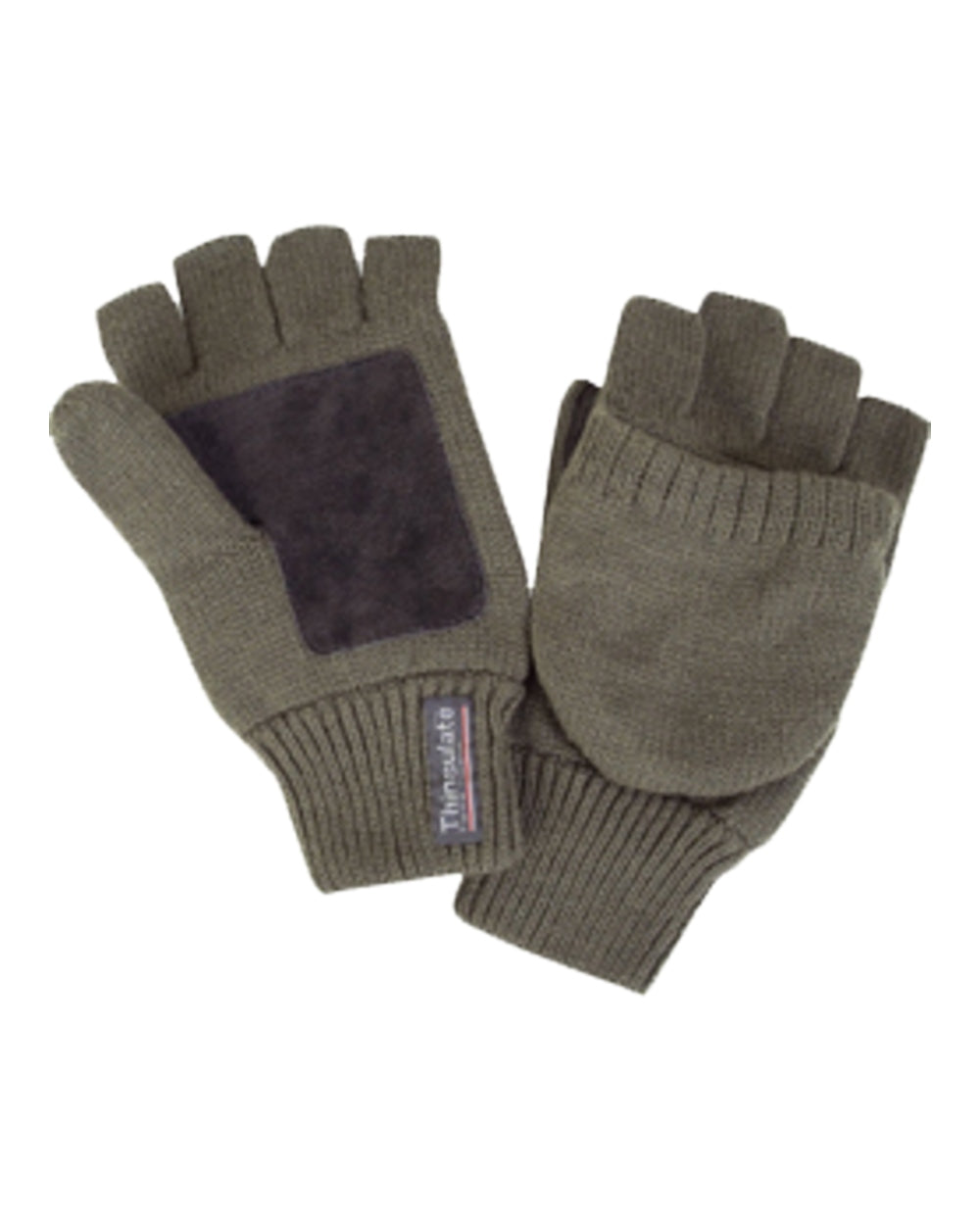 Bisley Thinsulate Shooters Mitts On White Background