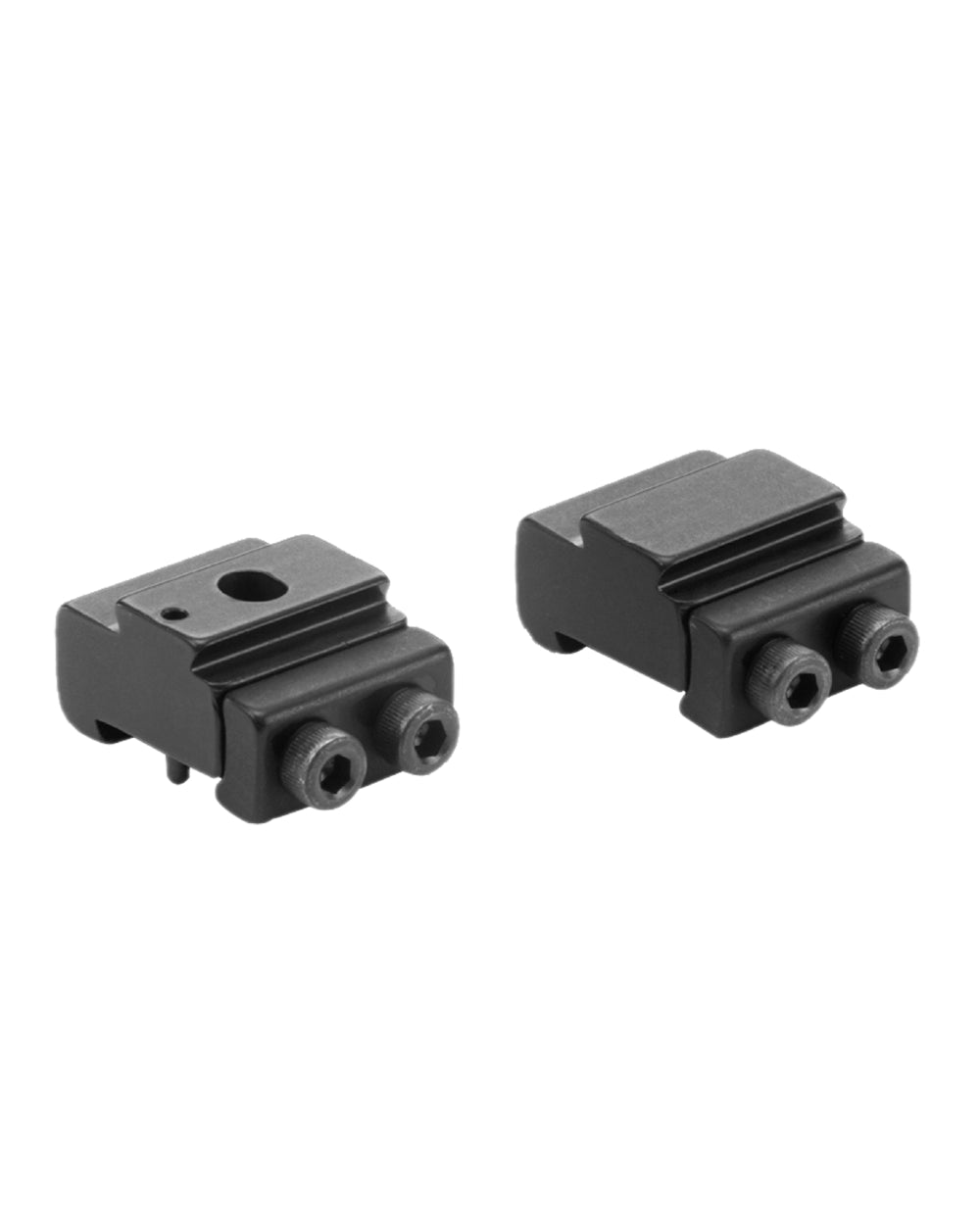 Bisley Tikka/CZ/Brno Adaptors Pair Converts Rails 15-9.5mm On White Background