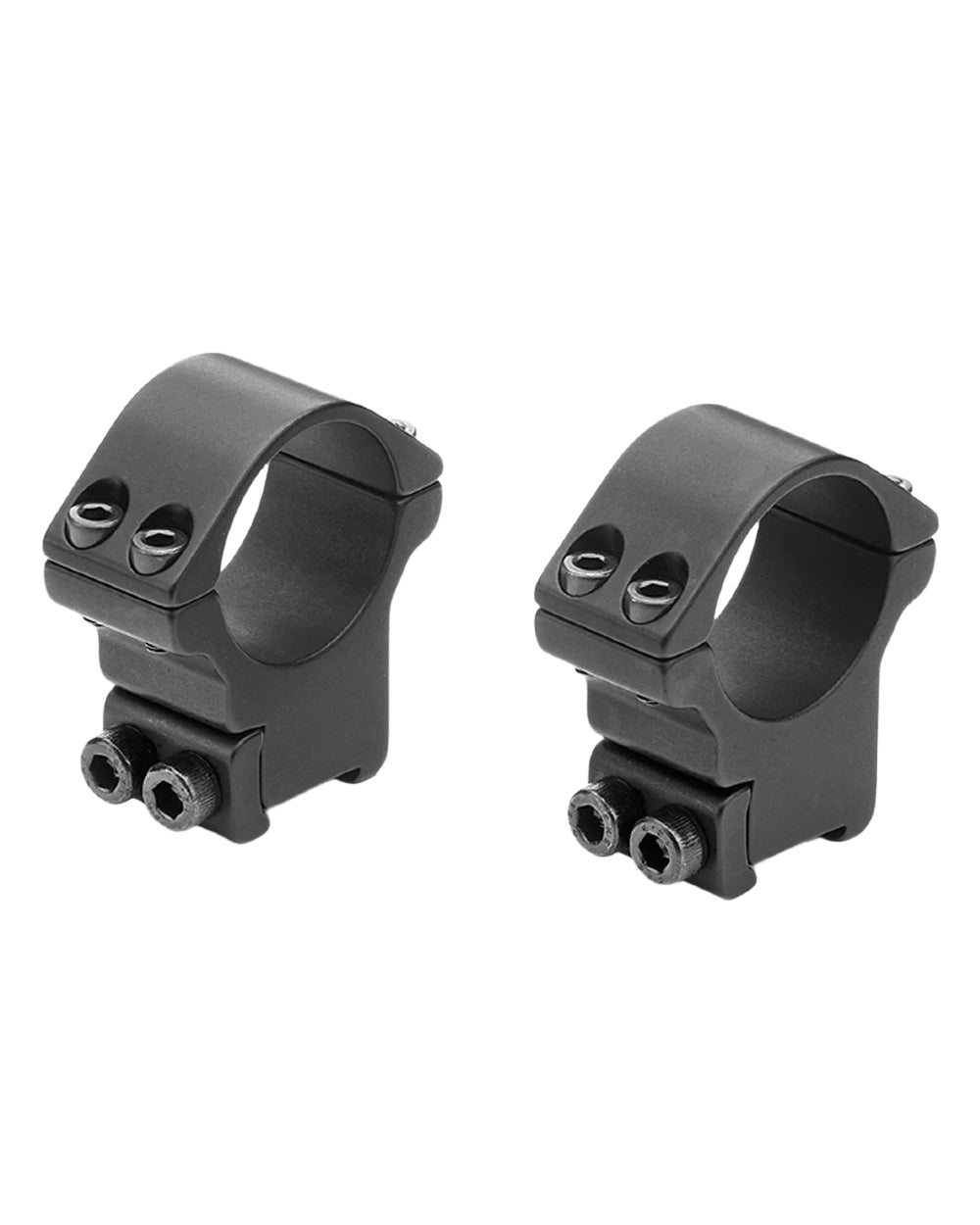 Bisley Two Piece High 30mm Mounts for 15mm CZ527/fox On White Background