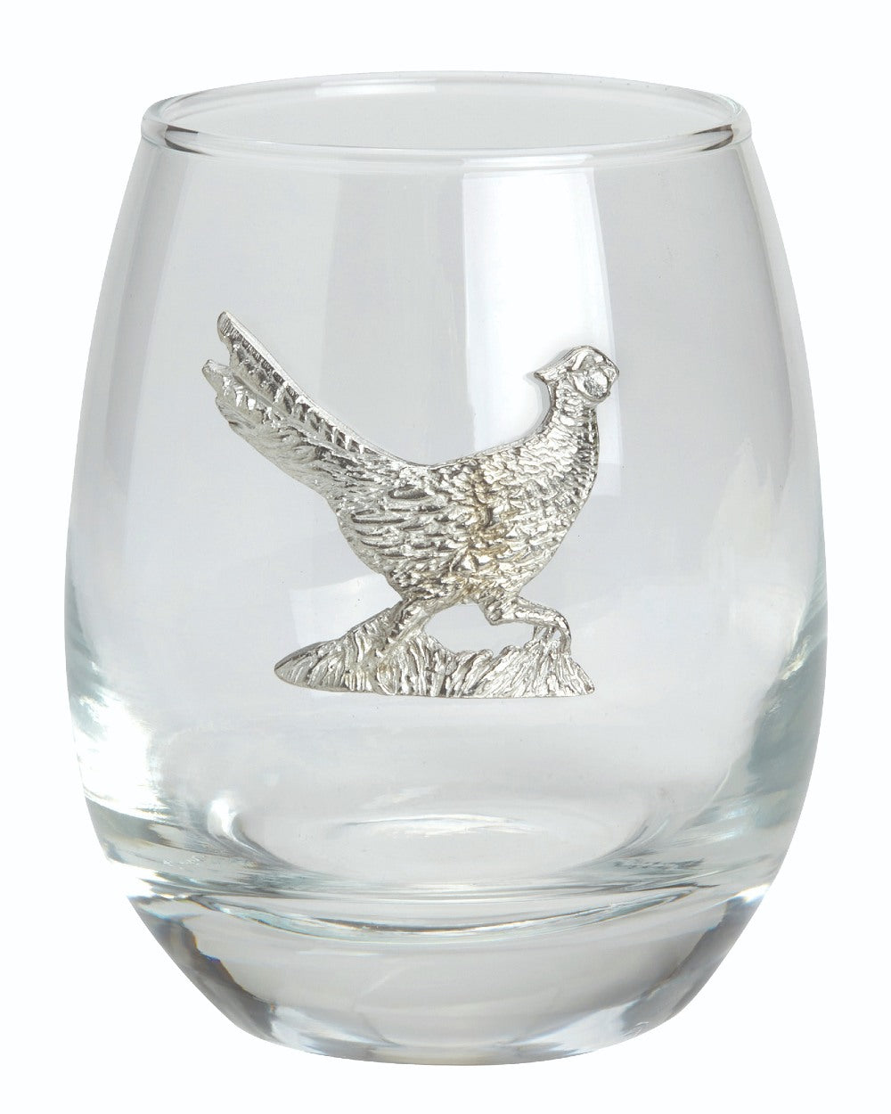 Running Pheasant Styled Bisley Wine Tumbler on a white background