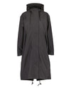 Black Coloured Didriksons Alice Womens Parka Long 2 On A White Background #colour_black