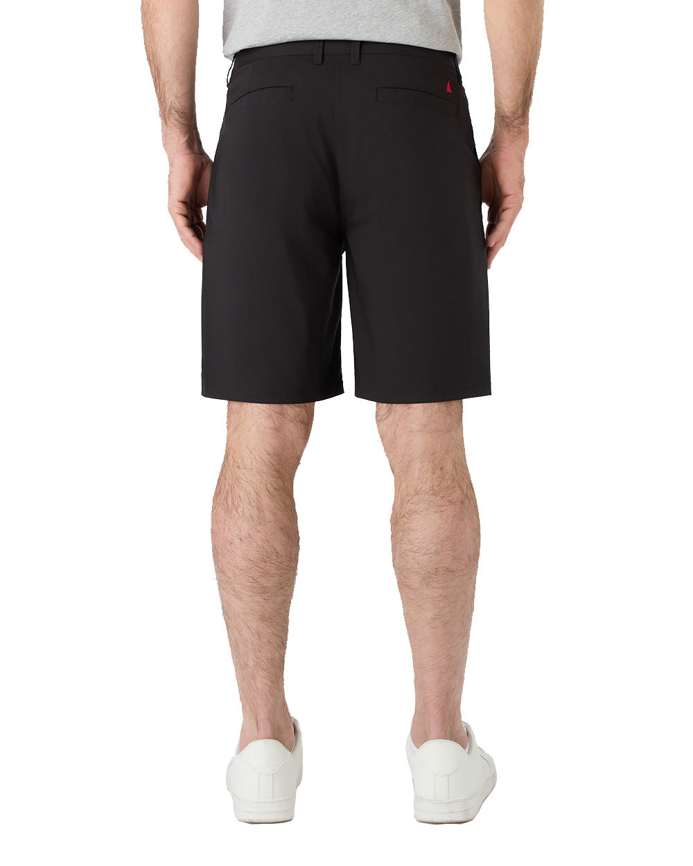 Black Coloured Musto Mens RIB Fast Dry Shorts On A White Background