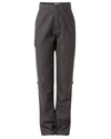 Black Pepper Coloured Craghoppers Childrens Kiwi II Trousers On A White Background #colour_black-pepper