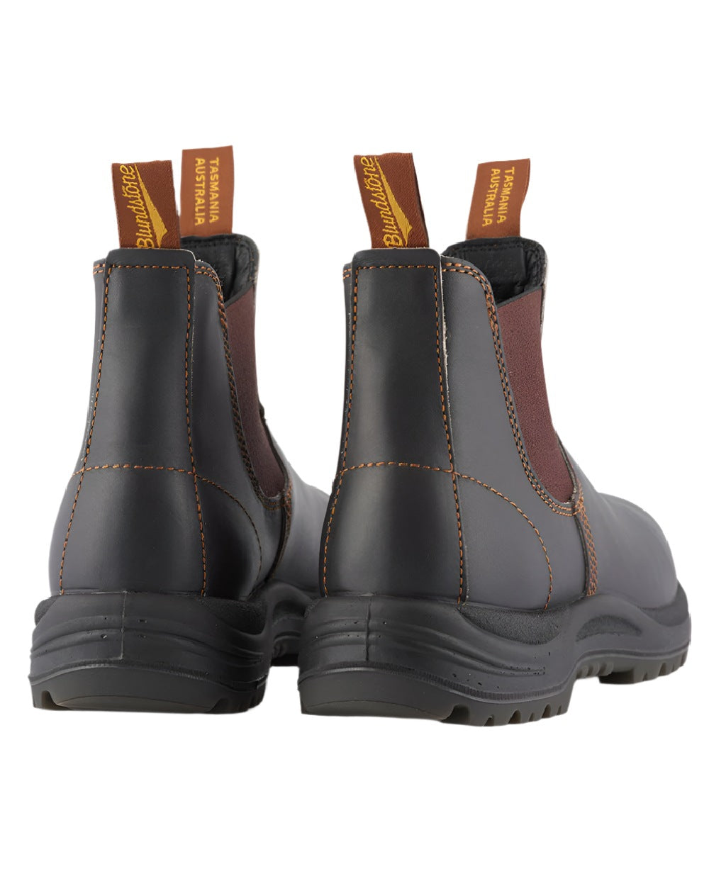Brown coloured Blundstone 192 Safety Boots on white background