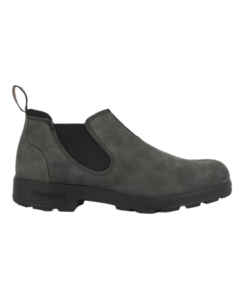 Rustic Black Coloured Blundstone 2035 Rustic Black Chelsea Boots on white background
