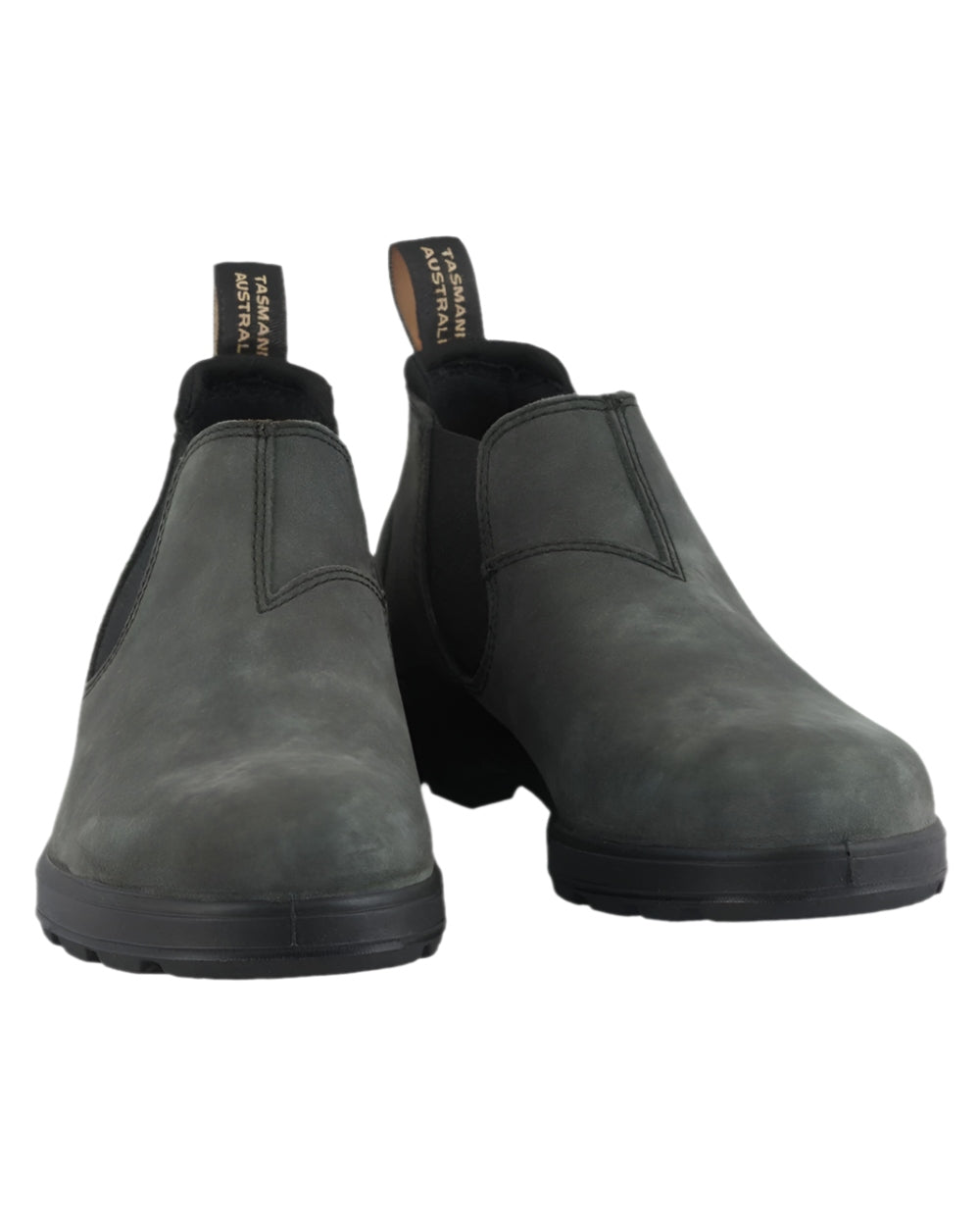 Rustic Black Coloured Blundstone 2035 Rustic Black Chelsea Boots on outdoor background