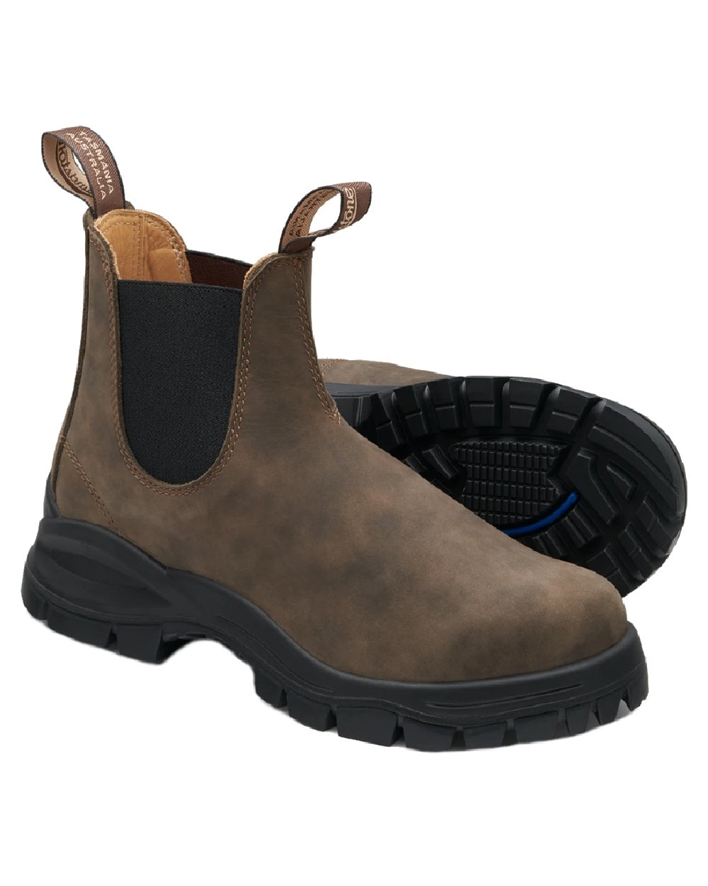 Rustic Brown coloured Blundstone 2239 Leather Chelsea Boots on white background
