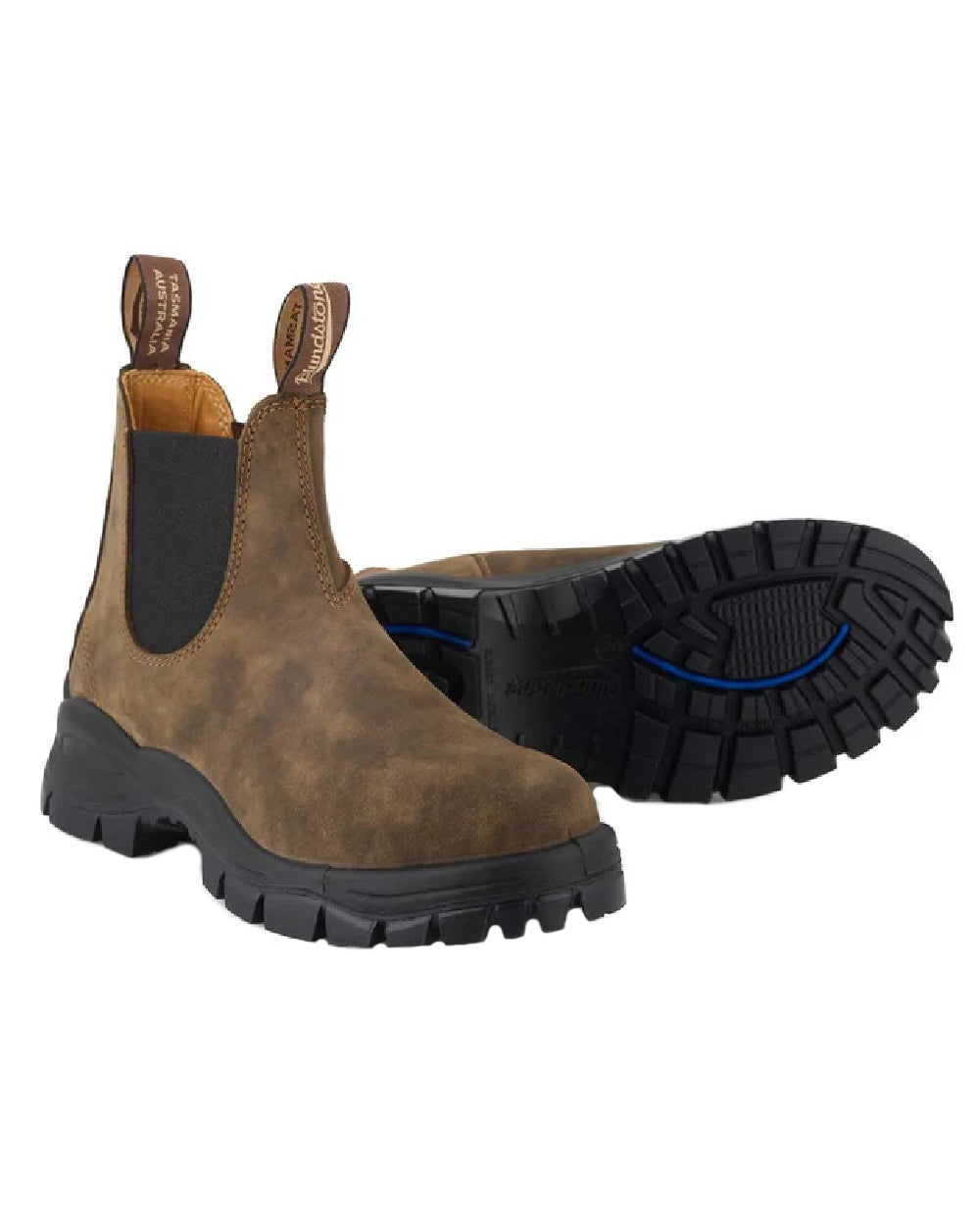 Rustic Brown coloured Blundstone 2239 Leather Chelsea Boots on white background