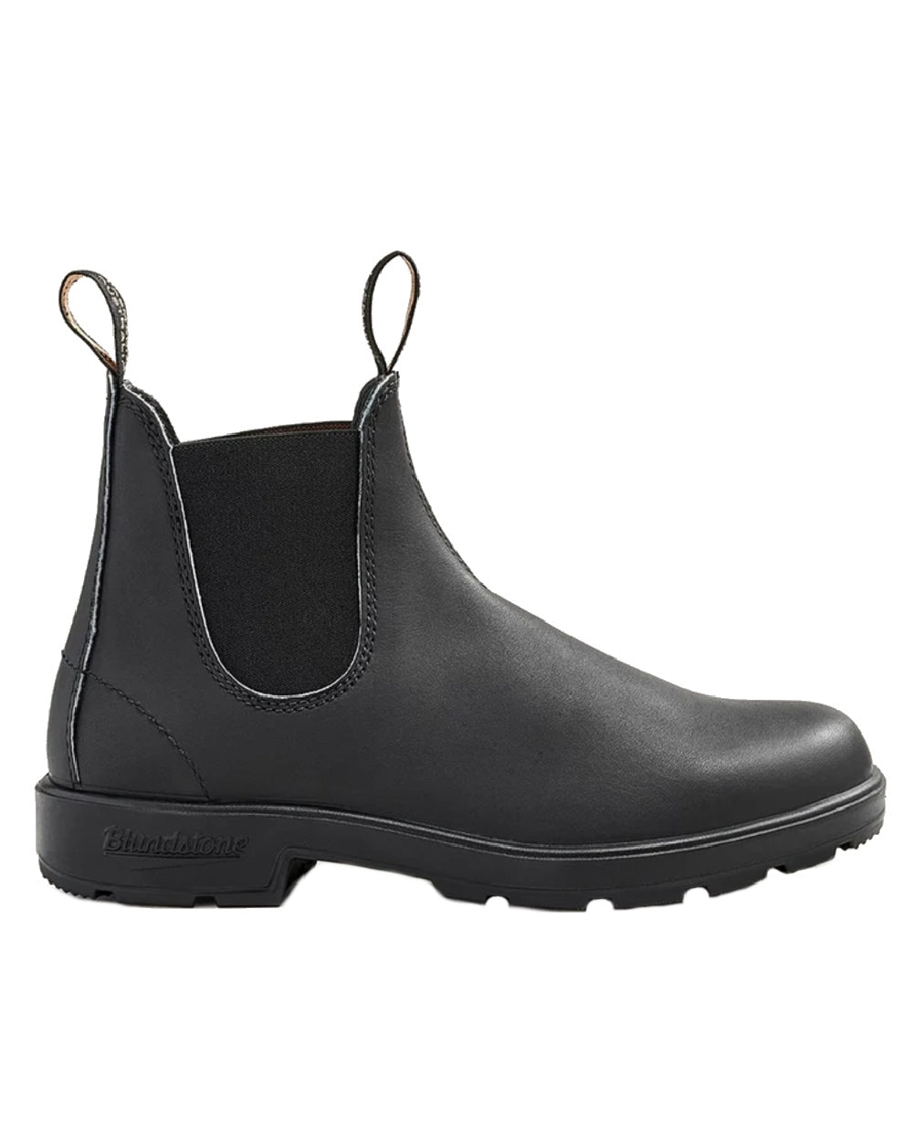 Black coloured Blundstone 510 Original Voltan Black Leather Boots on white background