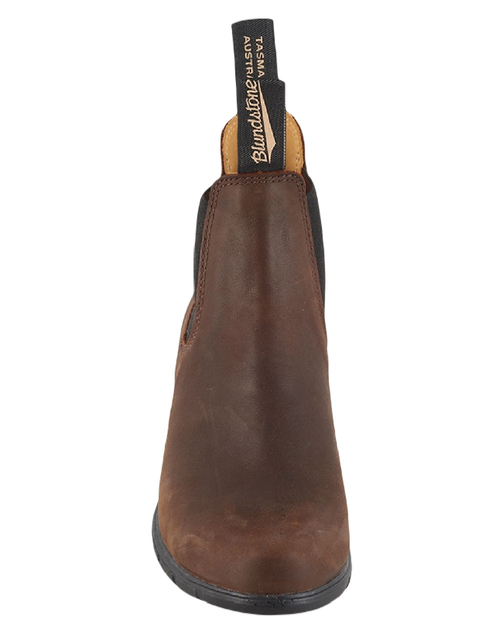 Antique Brown coloured Blundstone Womens 1673 Chelsea Boots on white background