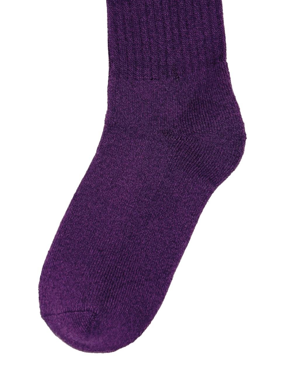 Purple Pink Orange Bramble Womens All Terrian Socks Triple Pack on white background