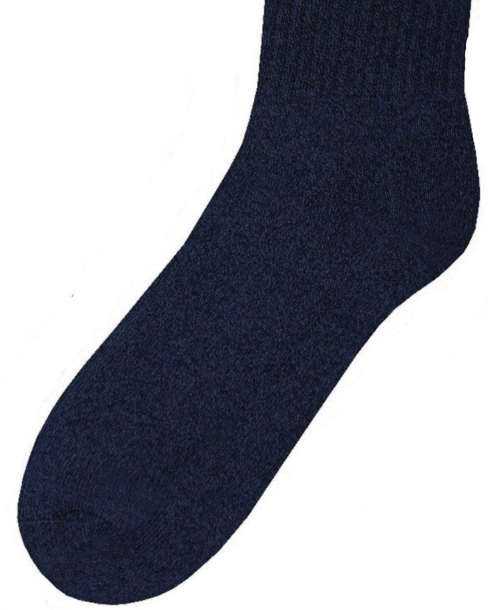 Blue Grey Mix coloured Bramble Mens All Terrain Socks Triple Pack on white background