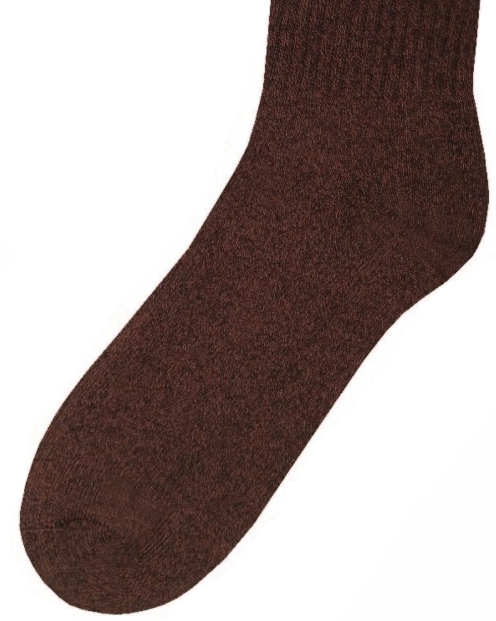 Brown Mix coloured Bramble Mens All Terrain Socks Triple Pack on white background