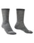 Grey coloured Bridgedale Base Layer Thermal Liner Socks on white background #colour_grey