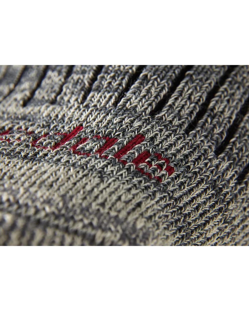 Stone Grey coloured Bridgedale Hike Midweight Merino Comfort Socks on a white background