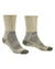 Natural coloured Bridgedale Mens Lightweight Merino Comfort Socks on a white background #colour_natural