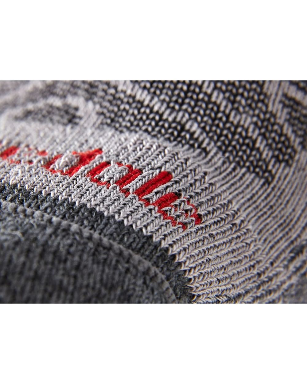Grey coloured Bridgedale Mens Lightweight Merino Comfort Socks on a white background