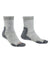 Gunmetal coloured Bridgedale Ultra Light Merino Performance Crew Socks on white background #colour_gunmetal