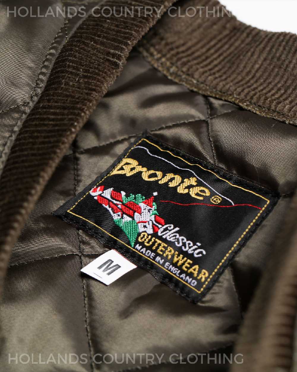 Green coloured Bronte Quilted Bodywarmer on white background