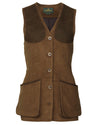 Bronze Coloured Laksen Lady Belgravia Beauly Shooting Vest On A White Background #colour_bronze