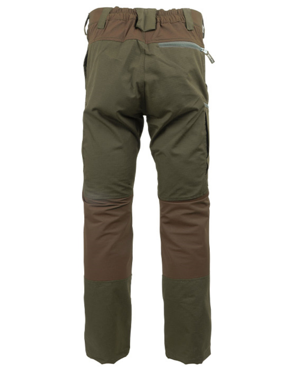 Brown Coloured Jack Pyke Technical Hybrid Trousers On A White Background 