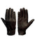 Brown Coloured Laksen London Leather Gloves On A White Background