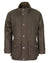 Brown Coloured Laksen Matterhorn Wingfield Loden Coat With CTX On A White Background