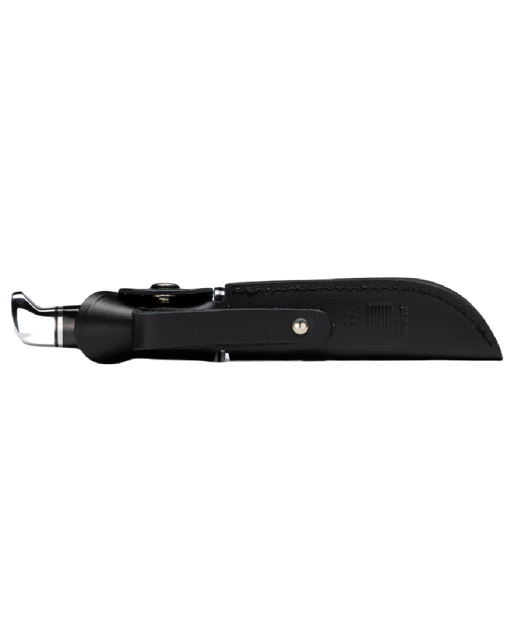 Black coloured Buck Brahma Knife on white background