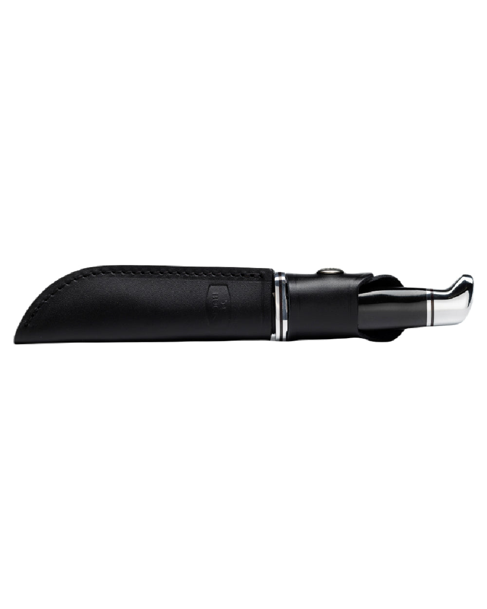 Black coloured Buck Brahma Knife on white background