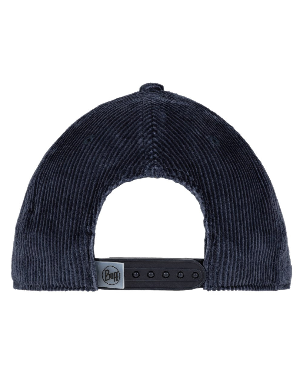 Navy Coloured Buff Dister Chill Trucker Cap on white background