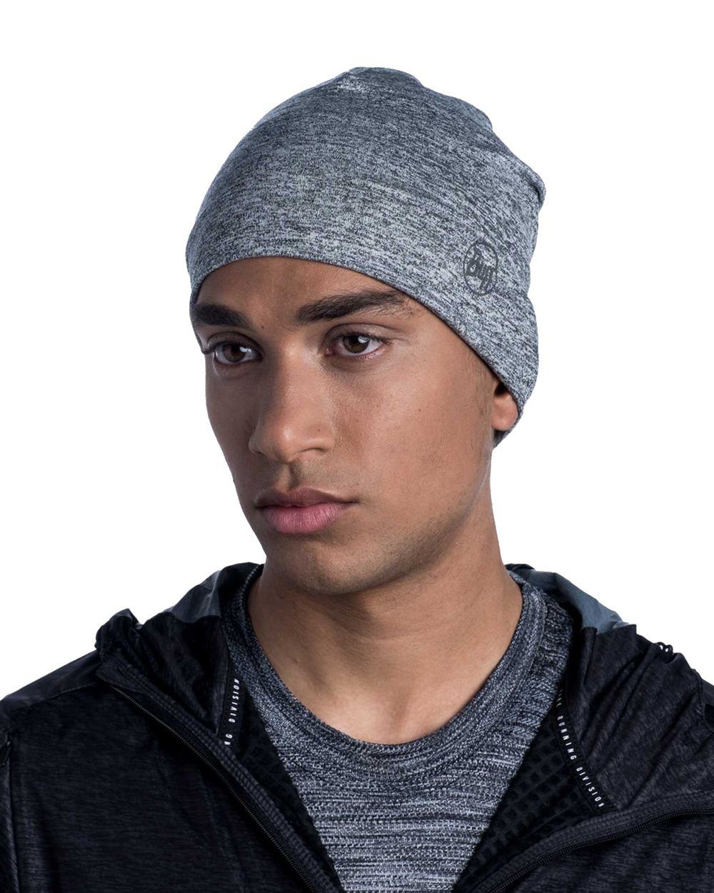 Light Grey Coloured Buff DryFlx Beanie on white background