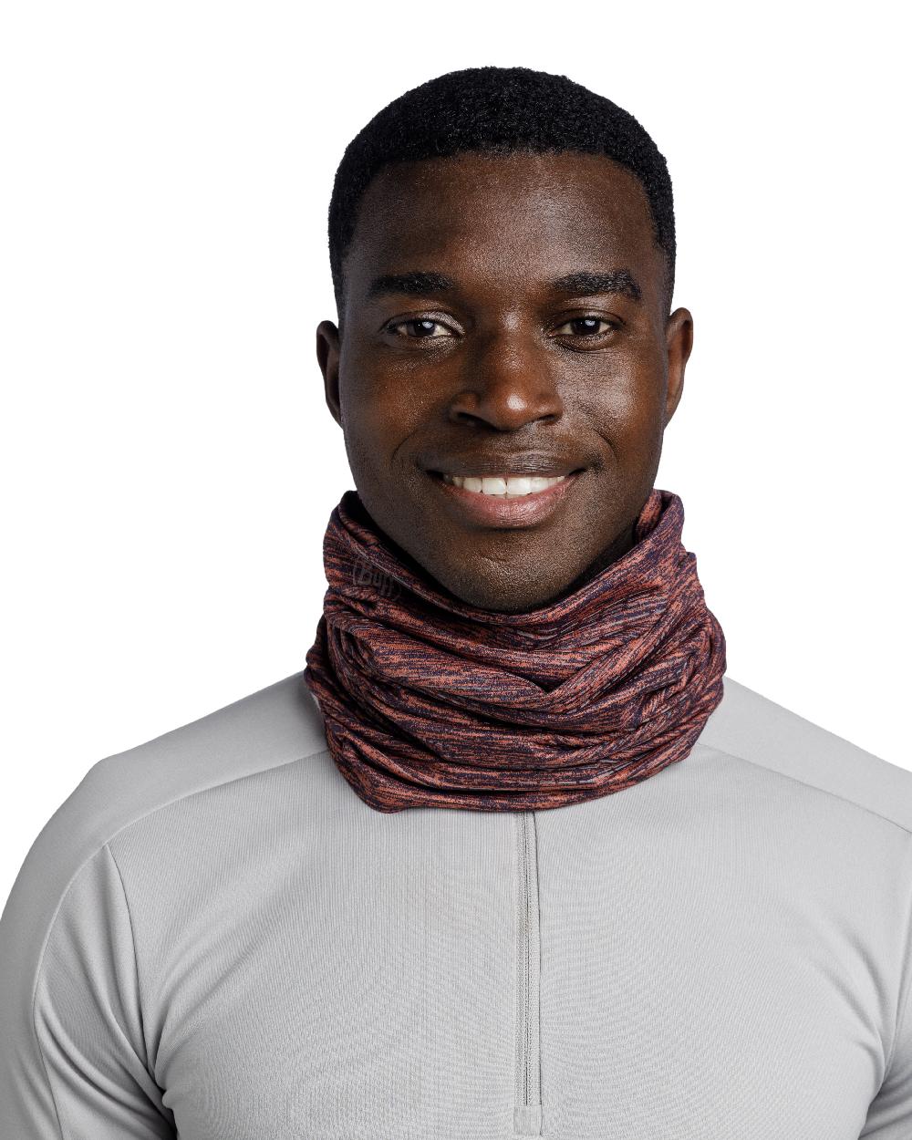 Cinnamon Coloured Buff DryFlx Neck Gaiter on white background
