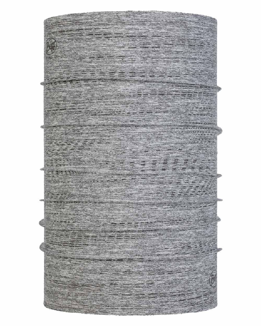 Light Grey Coloured Buff DryFlx Neck Gaiter on white background