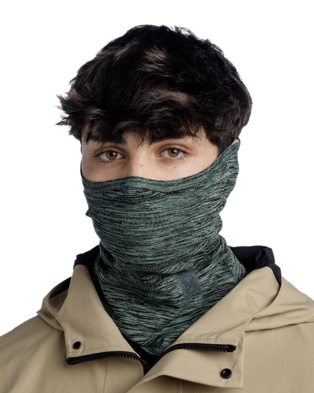 Jade Coloured Buff DryFlx Pro Neck Warmer on white background