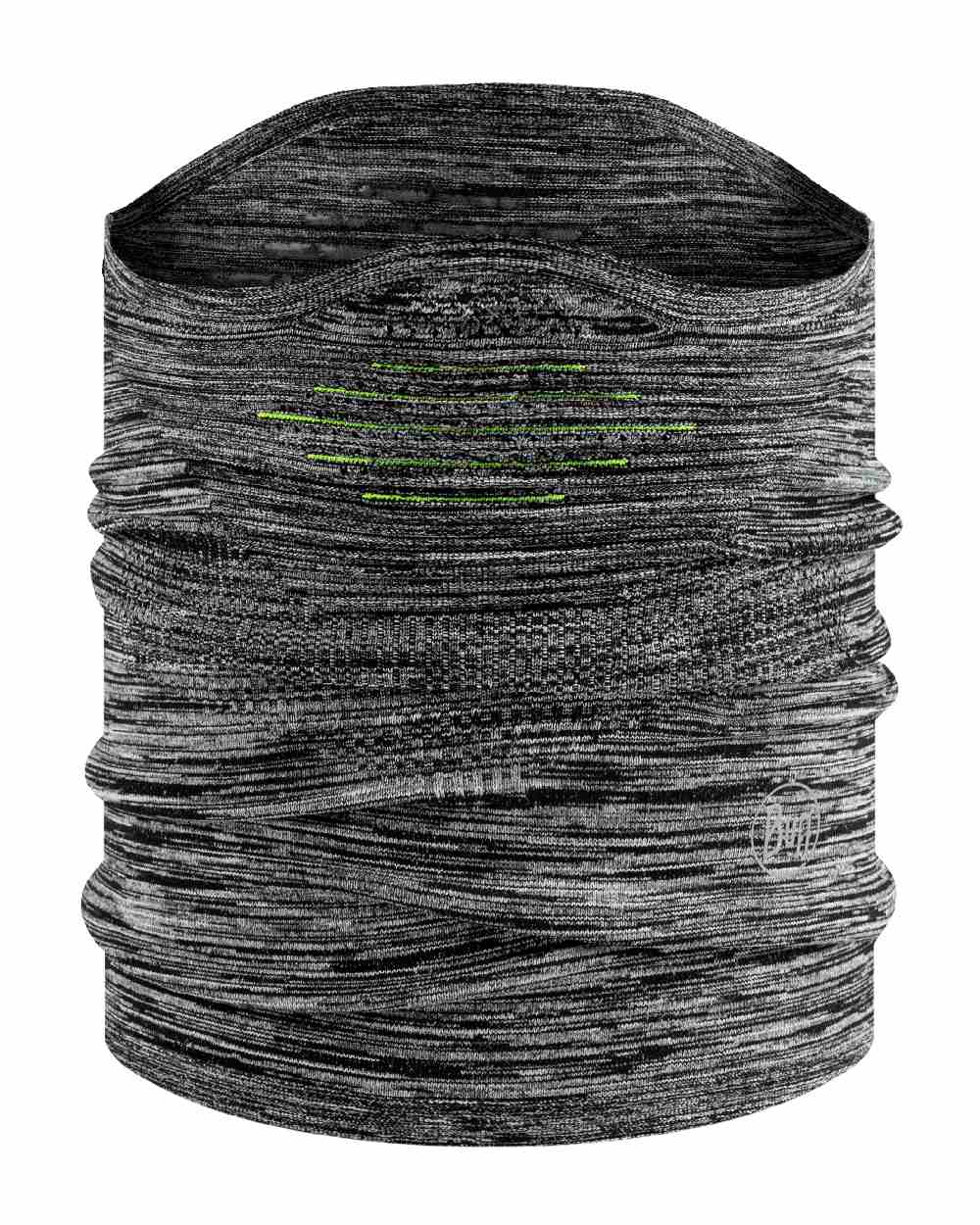 Light Grey Coloured Buff DryFlx Pro Neck Warmer on white background