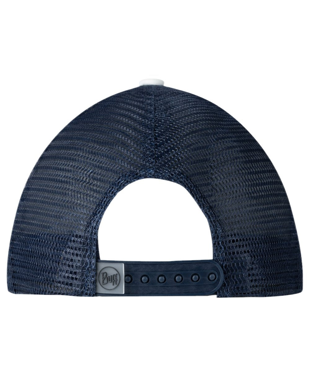 Flint Coloured Buff Luster Trucker Cap on white background