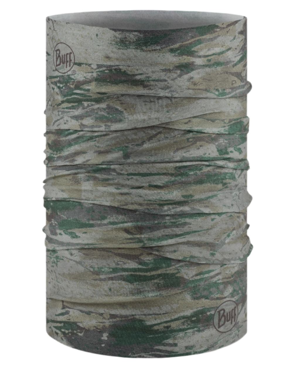 Bark Coloured Buff Original EcoStretch Neckwear on white background