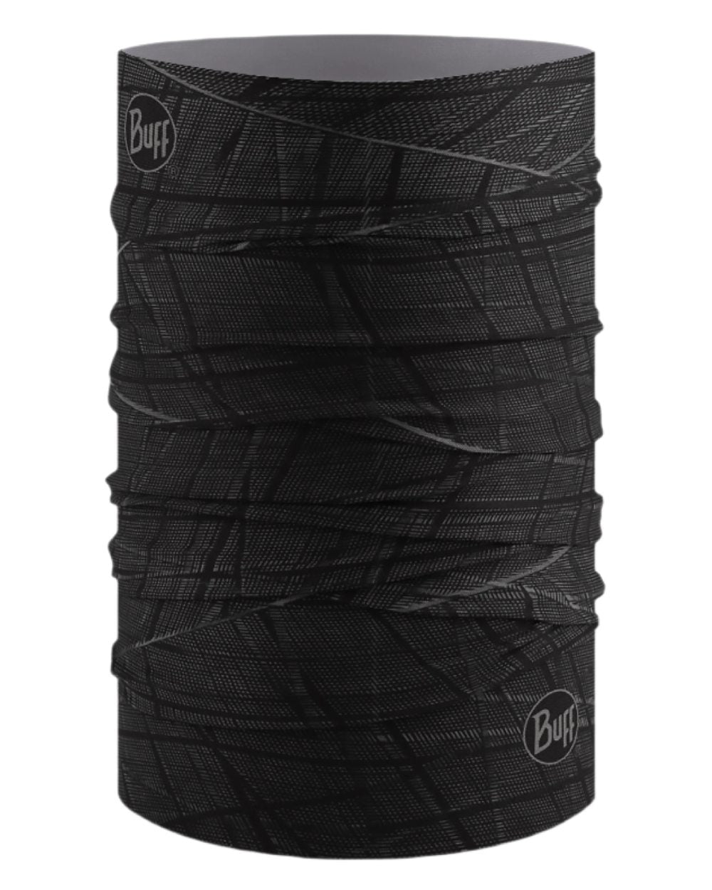 Embers Black Coloured Buff Original EcoStretch Neckwear on white background