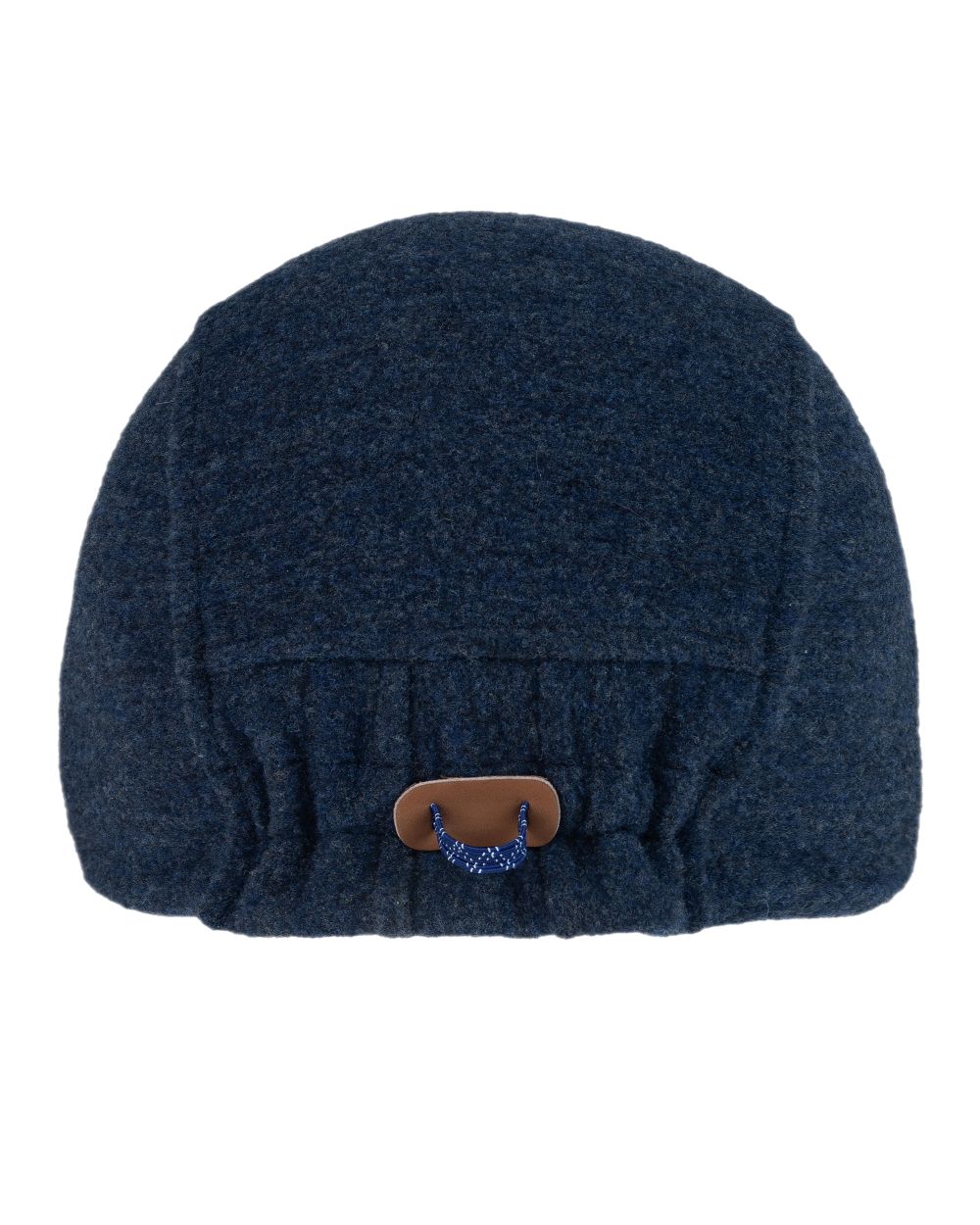 Navy Coloured Buff Pack Merino Fleece Cap on white background